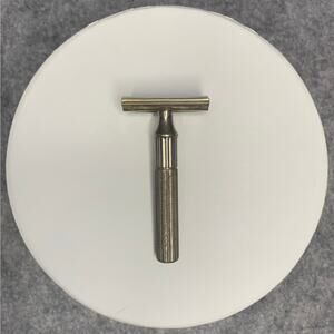 Gillette Fat Handle Double Bladed Safety Razor, WWII Era, 1940's, Vintage, Deco